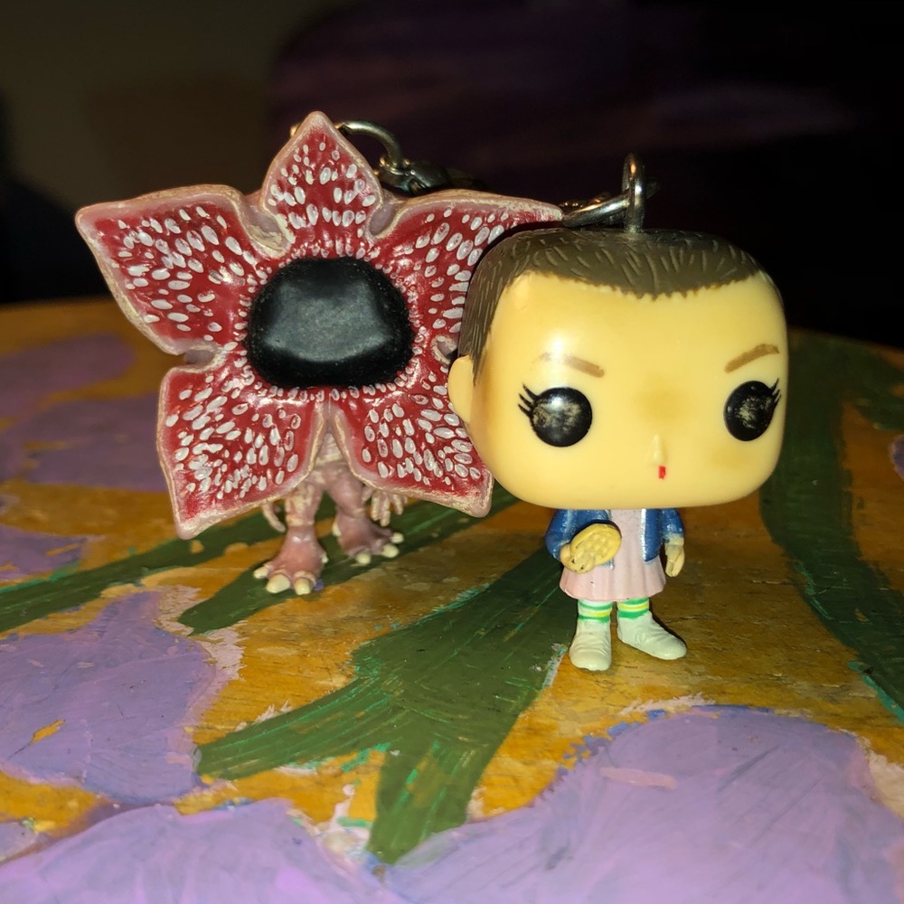 Stranger things keychains